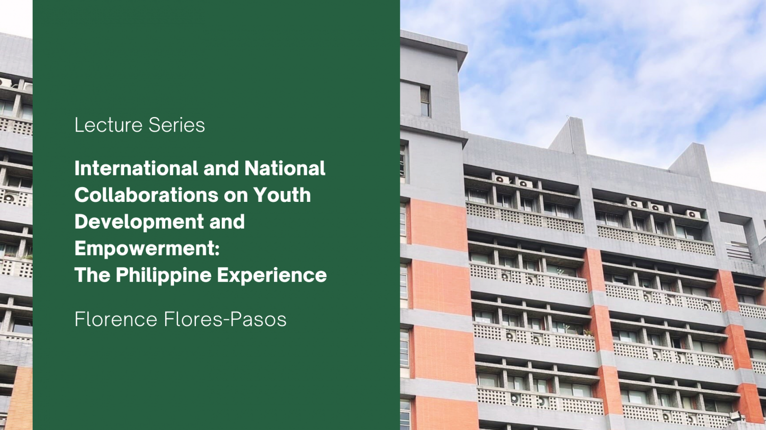 International and National Collaborations on Youth Development and Empowerment: The Philippine Experience